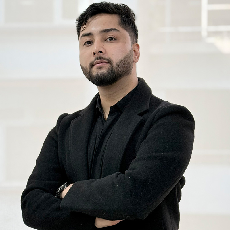 Management team, photo of Mr. Aabhash Shrestha