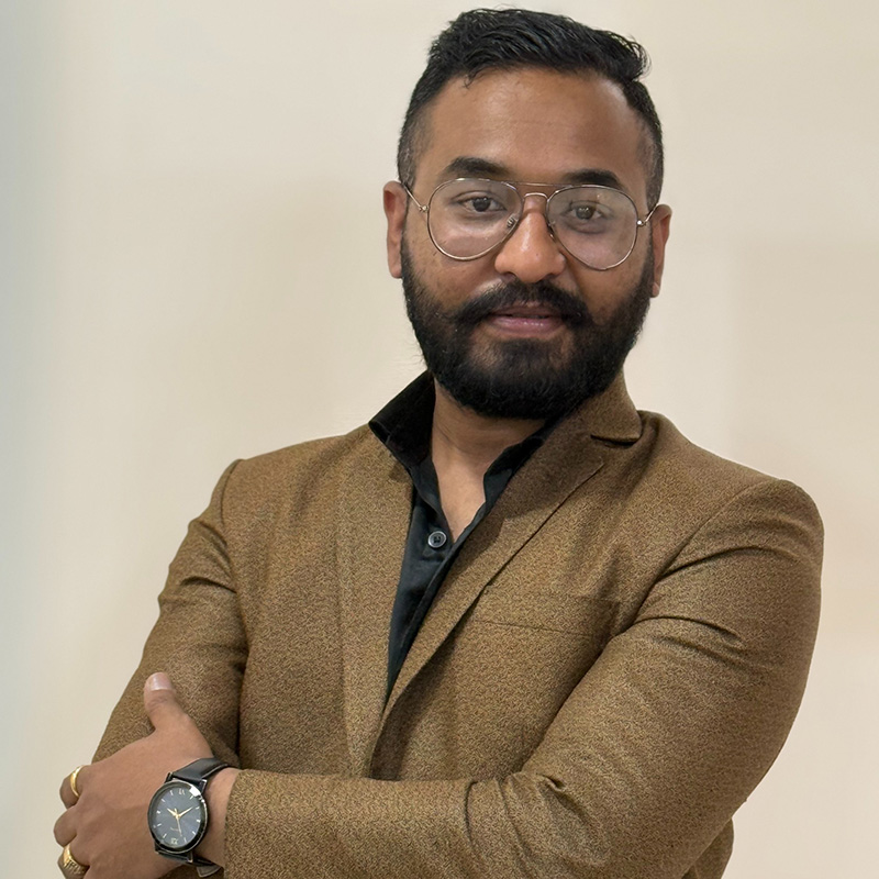 Management team, photo of Mr. Abhishek Tuladhar